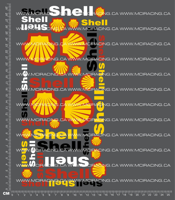 1/10TH SHELL DECALS