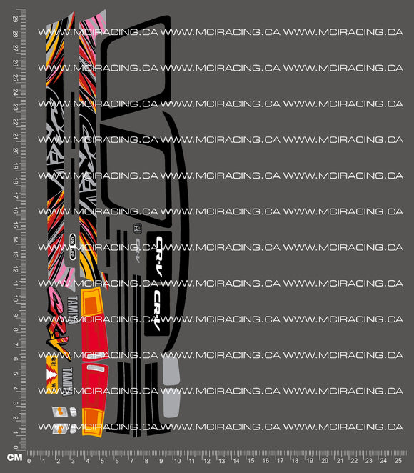 1/10TH TAM 58178 - HOND CR-V DECALS