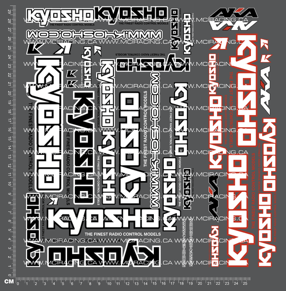 1/8TH KYO - INFERNO - GENERIC DECALS