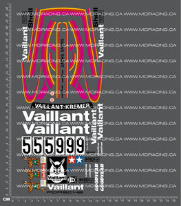 1/12TH TAM 58001 - PORSCH 934 - VAILLANT DECALS