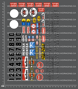 1/10TH ACADEMY - SPONSOR DECALS