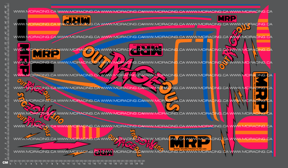 MRP - OUTRAGEOUS BOAT DECALS
