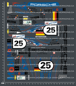 1/10TH PORSCH 911 GT1 97 EVO DECALS