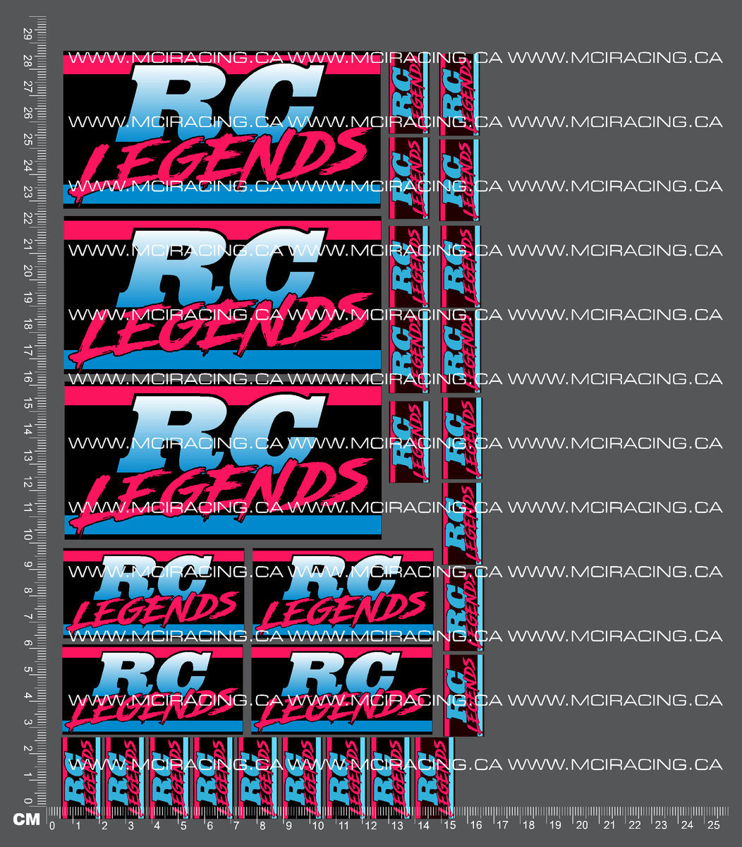 1/10TH RC LEGENDS DECALS – Mciracing.ca