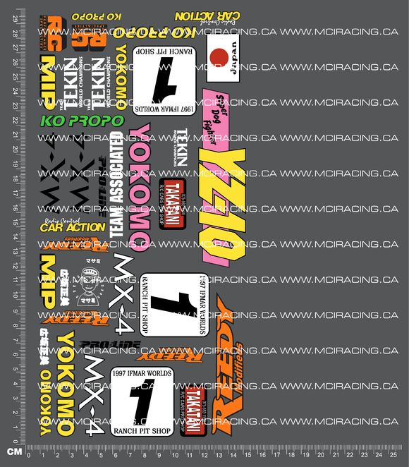 1/10TH YOK - MX-4 - MASAMI HIROSAKA DECALS