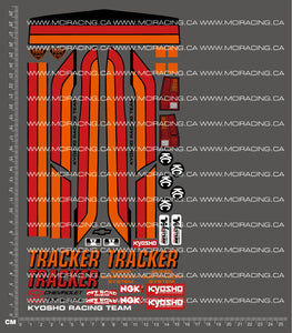 1/10TH KYO - TRACKER DECALS