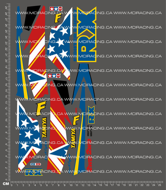 1/10TH TAM 58184 - FIGHTER BUGGY DECALS