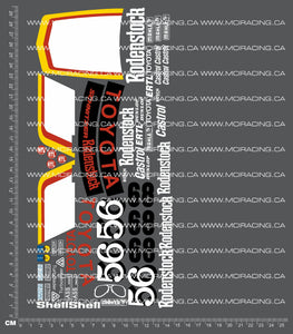 1/12TH TAM 58009 - TOYOT CELICA LB TURBO GR 5 - SHEET 2 DECALS