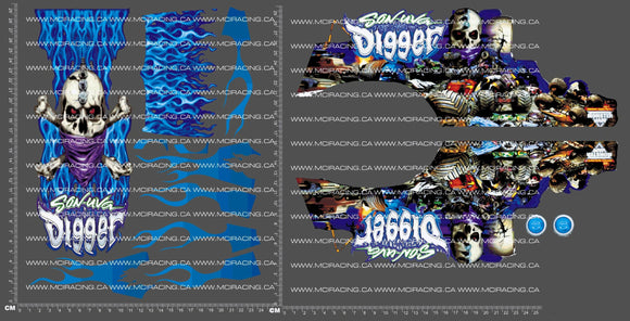 1/10TH MONSTER TRUCK - SON DIGER DECALS