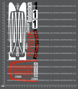 1/12TH TAM 58009 - TOYOT CELICA LB TURBO GR 5 - SHEET 1 DECALS