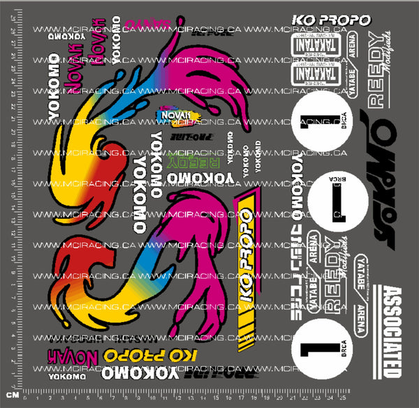 1/10TH YOK - WORKS / WORLDS YZ-10 - MASAMI HIROSAKA DECALS V2