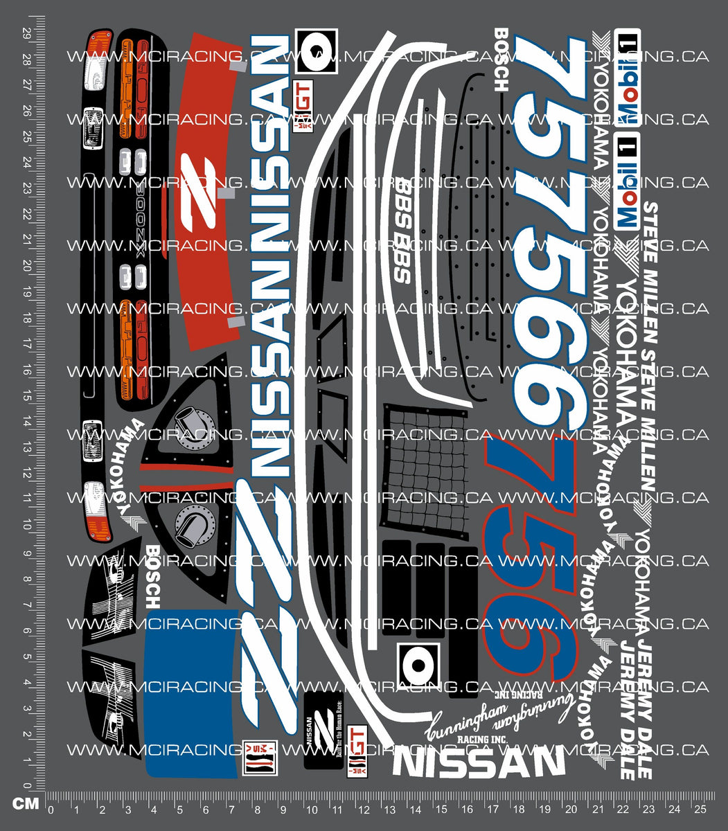 1/10TH TAM 58091 - NISSA 300ZX IMSA GTO DECALS – Mciracing.ca