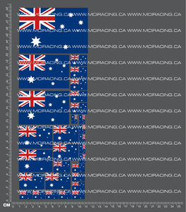 1/10TH FLAGS - AUSTRALIA DECALS