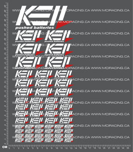 1/10TH KEIL PUSHED BATTERIES DECALS