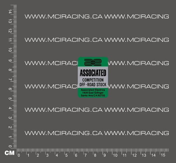 540 MOTOR DECAL - ASSOCIAT COMPETITION OFF ROAD STOCK
