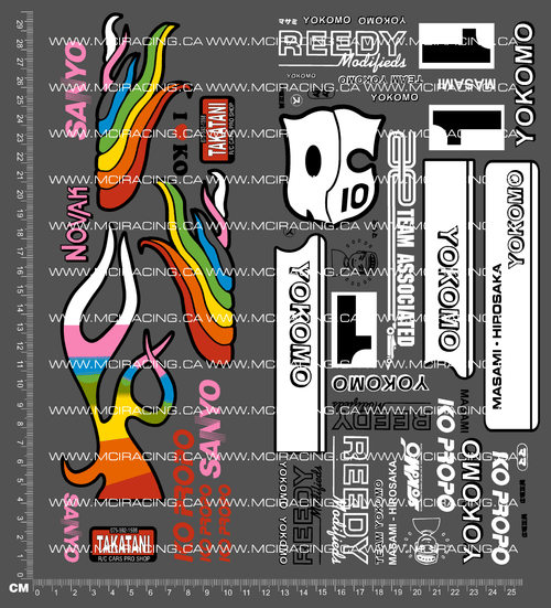 1/10TH ASSOCIAT - R10 - MASAMI 91 NIX DECALS – Mciracing.ca 1/10TH ASSOCIAT - R10 - MASAMI 91 NIX DECALS – Mciracing.ca