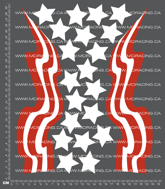 1/10TH FLAG SHEET DECALS