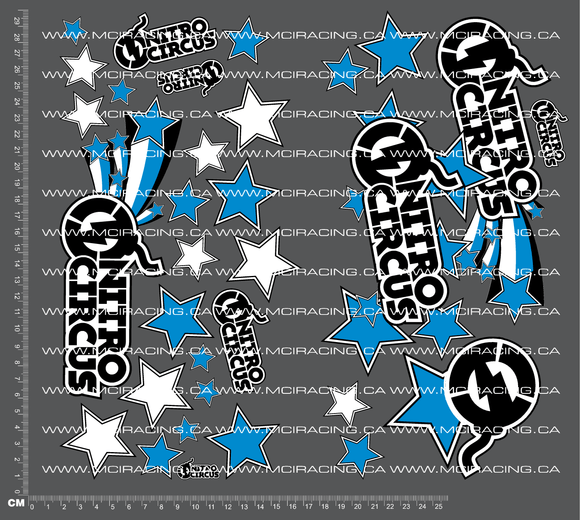 1/10TH MONSTER TRUCK - NITRO CIRCUS DECALS