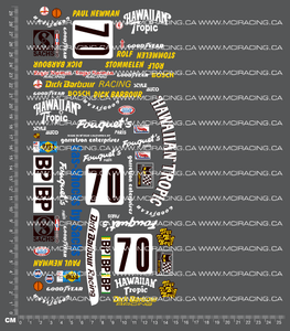 1/12TH - PORSCH 935 - HAWAIIAN TROPIC 70 DECALS