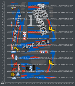 1/10TH TAM 58275 - MAD FIGHTER DECALS