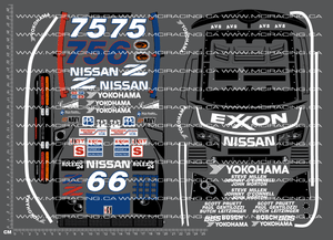 1/10TH TAM 58144 - NISSA 300ZX IMSA GTS DECALS