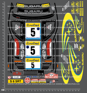 1/10TH TAM 44024 - SUBAR IMPREZ WRC 99 - DECALS