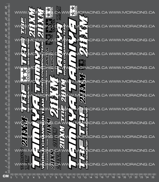 1:12 Wolf WR1 Goodyear Tyre Decals (Tamiya), TABU-12042