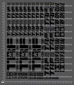 1/10TH TAM - TR SPECIAL DECALS