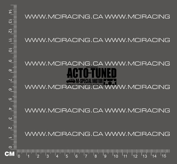 540 MOTOR DECAL - ACTO-TUNED M SPECIAL MOTOR