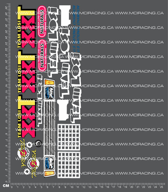 1/10TH LOS - XX-T BOX ART DECALS