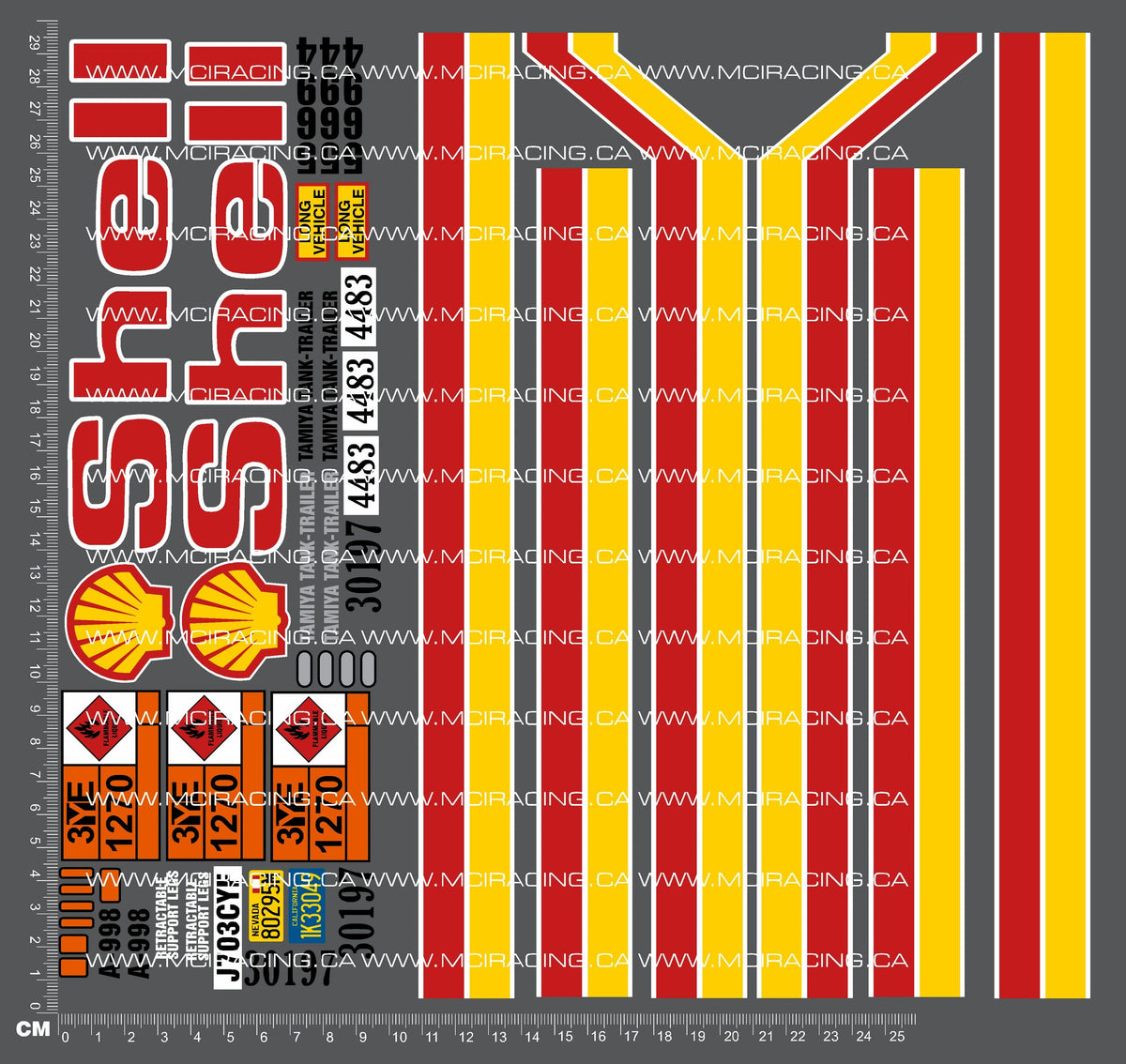 1/14TH TAM - SHELL TANKER DECALS – Mciracing.ca