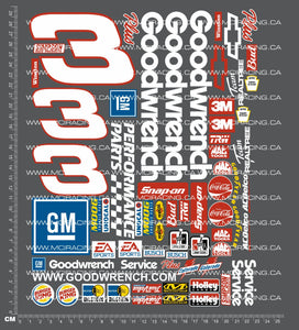 1/10TH NASCAR - GOODWRENCH DECALS