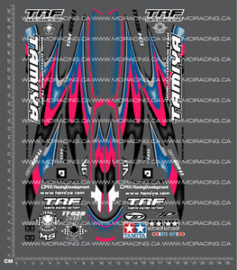 1/10TH TAM 84418 - TT-02B MS DECALS