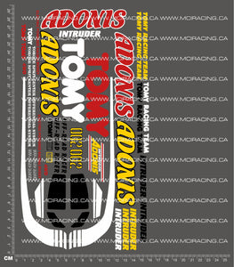 1/10TH TOMY - ADONIS DECALS