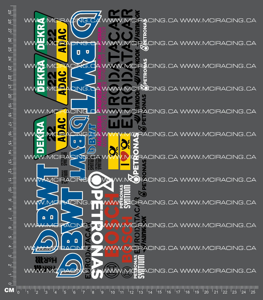 1/10TH DTM - BWT DECALS – Mciracing.ca