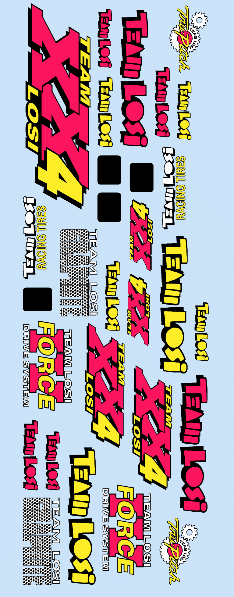 1/10TH LOS - XX-4 DECALS