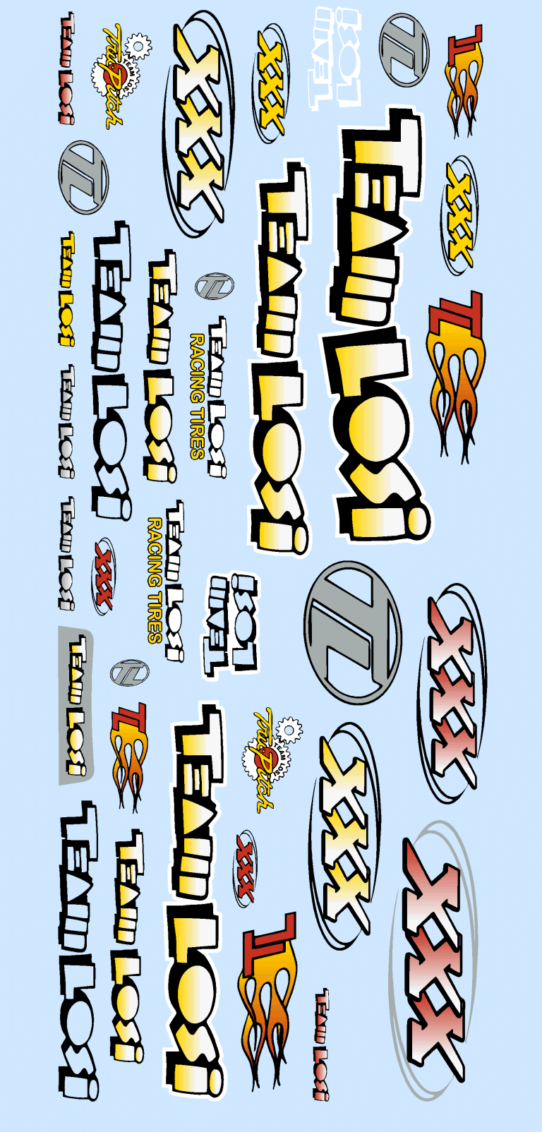 1/10TH LOS - XXX DECALS